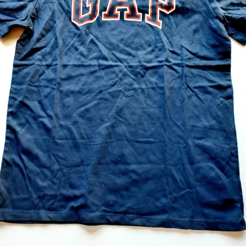 Gap Boys T-Shirt Logo Navy Short Sleeve XXL 14-16 New